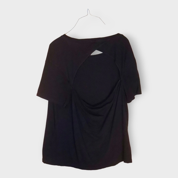 T LA WOMENS SIZE LARGE BLIE SHIRT OPEN IN BACK - Picture 7 of 7